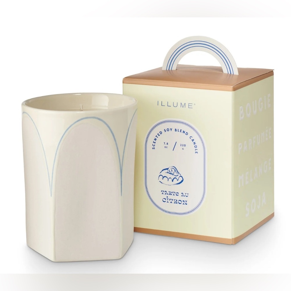 New Illume Tarte Au Citron Candle 7.8 oz